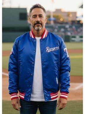 Pro Standard MLB TEXAS RANGERS MASHUP MEN'S RIB SATIN JACKET  Size XL NEW W tags
